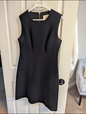 kate spade Black Sleeveless A-Line Mini Dress